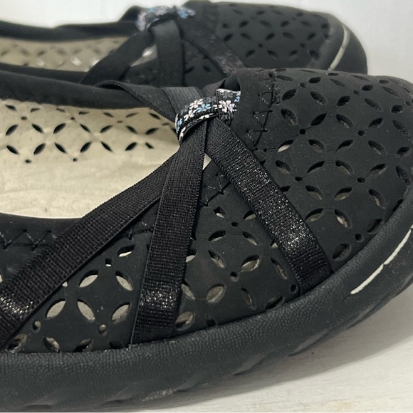 JBU By Jambu Black Floral Outerwear Hiking Gorpcore Hiking Maryjane Shoes 6.5 - Picture 3 of 16